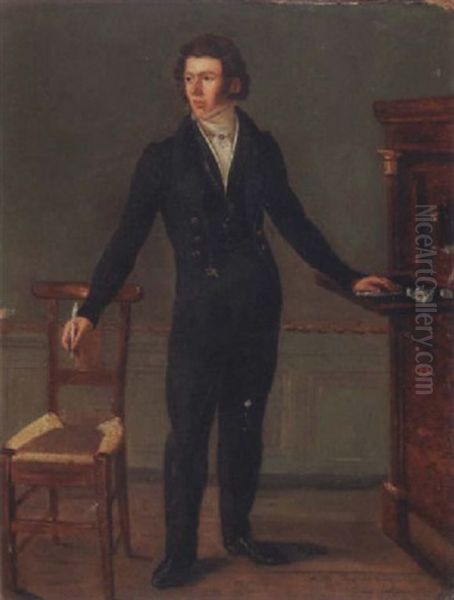 Portrait (alphonse De Lamartine?) - view 1