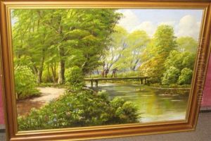 Fisherman On A Bridge