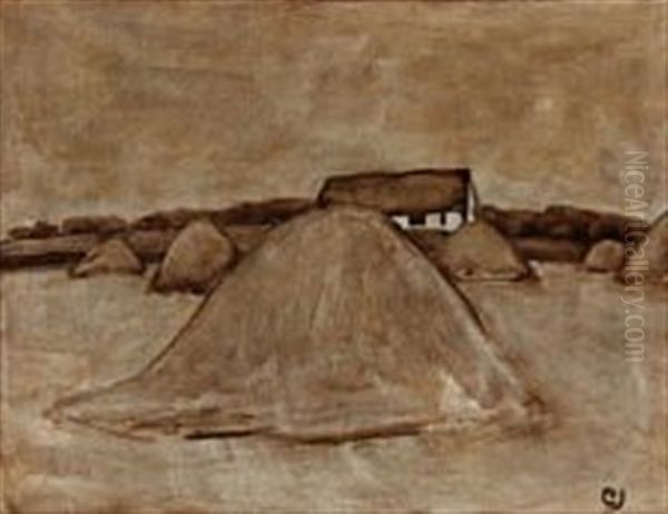 Landscape With Haystacks, Bornholm - view 1