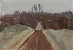 Vej Tidlig Forar" (road, Early Spring), C by Claus Johansen