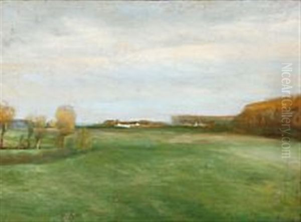 Marklandskab Med Bondegaard - view 1