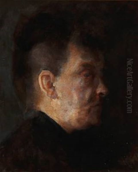 Dameportraet - Pfofil Mod Hojre (portrait Of A Lady) - view 1