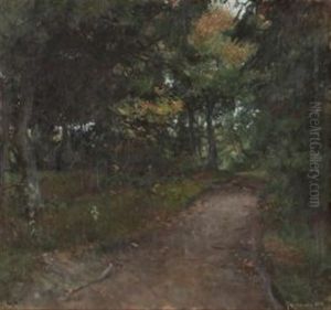 Schattiger Waldweg by Viggo Johansen