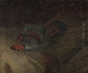 A Resting Boy by Viggo Johansen