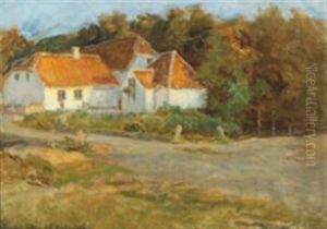 Late Summer Scenery At A Larger House In Kerteminde Late Summer Scenery At A Larger House In Kerteminde