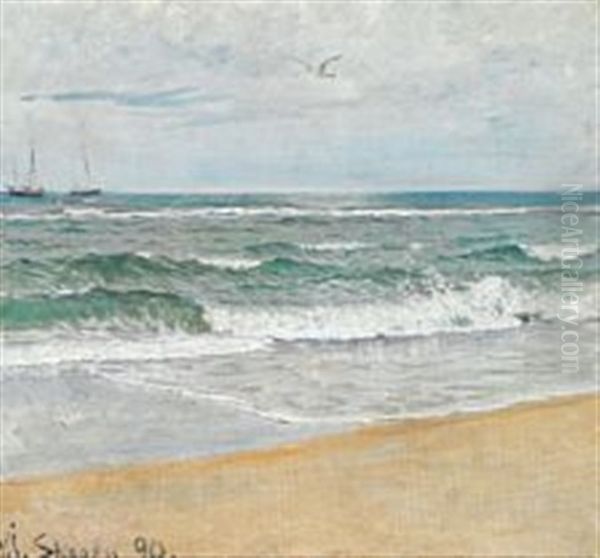 Beach Scene From Skagen - view 1