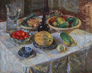 Nature Morte Med Frugter Nature Morte Med Frugter