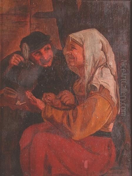 Peasants In An Interior - view 1