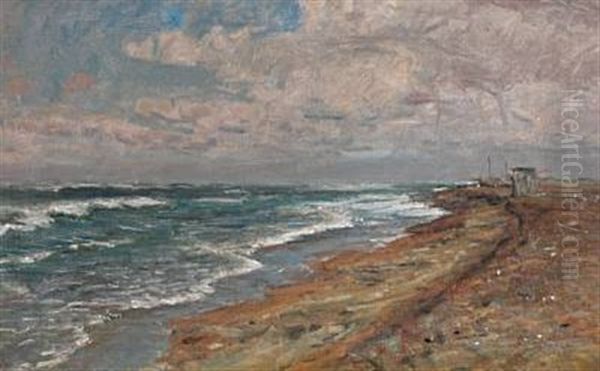 Beach Scenery, Low Tide - view 1
