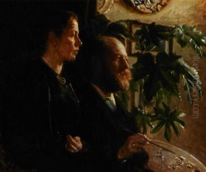 Kunsteren Og Dennes Hustru Martha