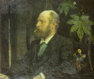 Kunstnerens Selvportraet by Viggo Johansen