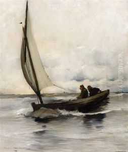 Deux Marins Dans Une Embarcation
