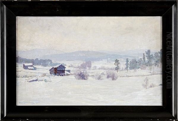 "vinterdag I Borgsjo" - view 1
