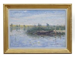 Eka Vid Vatten by Carl (August) Johansson