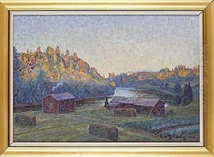 Norrlandskt Alvlandskap by Carl (August) Johansson