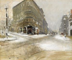 Vinterbild Fran Paris