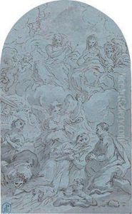 Der Tod Des Hl. Franziskus by Marcantonio Bassetti