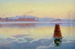Utsikt Mot Soder Malarstrand Och Munchenbryggeriet Utsikt Mot Soder Malarstrand Och Munchenbryggeriet
