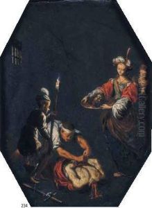 La Decapitazione Del Battista by Marcantonio Bassetti