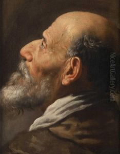 Ritratto Di Vecchio Con Barba by Marcantonio Bassetti