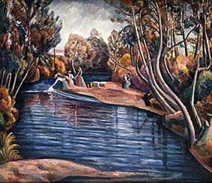 Tvatterskor Vid Cagnes, Hostafton by Helge Johansson