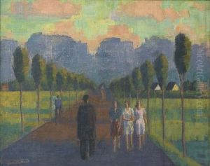 Alle Med Promenerande Figurer