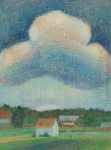 Landscape With Cloud by Stefan Johansson