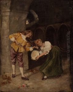 Der Tanz Im Weinkeller by C. Bassi