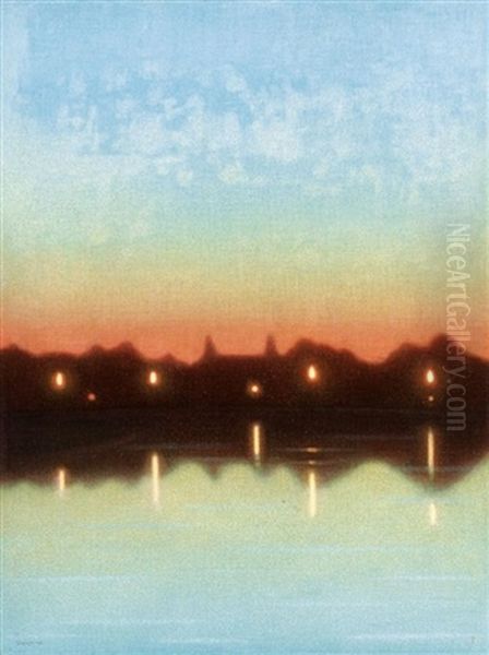 Majnattsgryning I Mansken (may Night Dawn In Moonlight) - view 1