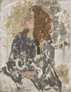 Unfinished Study Of A Girl In Profile Unfinished Study Of A Girl In Profile