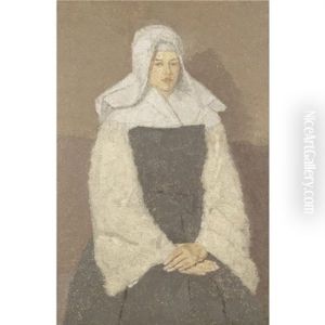 Portrait Of A Young Nun by Gwen John