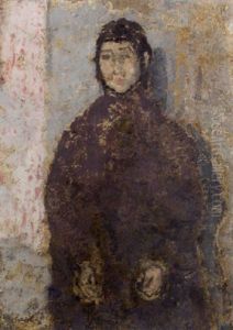 Girl In Mulberry Dress by Gwen John