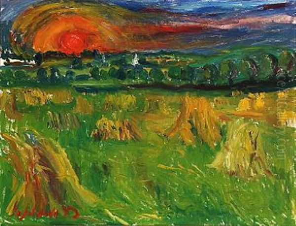 Landscape With Sundown - view 1