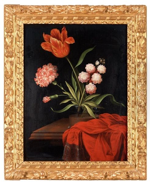 Blomsterstilleben I Glasvas - view 1
