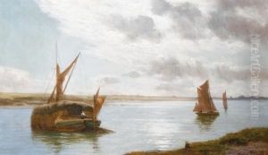 Boats On A River by Charles Edward Johnson
