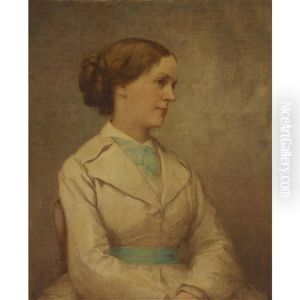 Portrait Of Mrs. W.h. Bridgman by Eastman Johnson