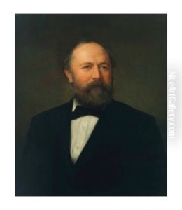 Portrait Of President James Garfield by Eastman Johnson