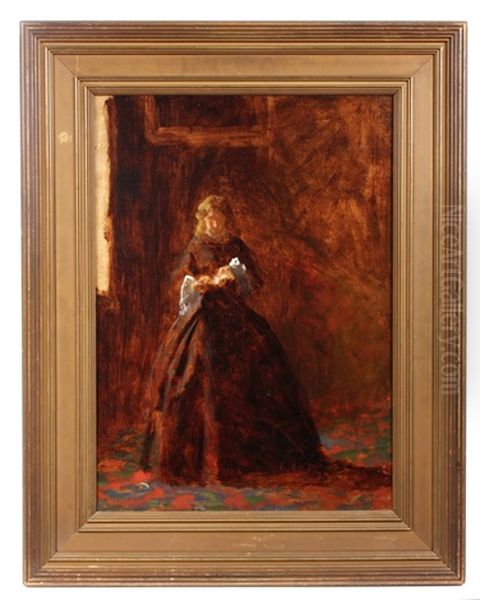 Sketch Of A Woman In A Room - view 1