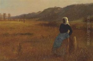At The Closing Of The Day by Eastman Johnson