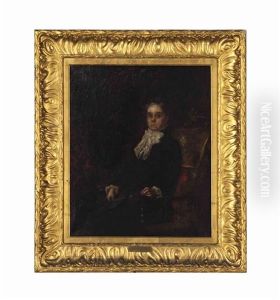 Portrait Of A Lady by Eastman Johnson