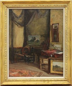 View Of The Studio by Eastman Johnson