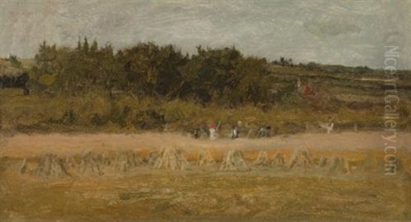 Study For The Cranberry Pickers - view 1