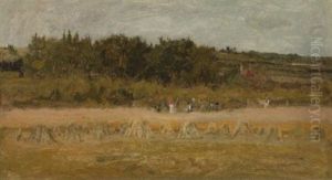 Study For The Cranberry Pickers by Eastman Johnson