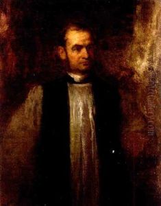 Portrait Study Of The Reverend Henry Codman Potter, Episcopal Bishop Of New York