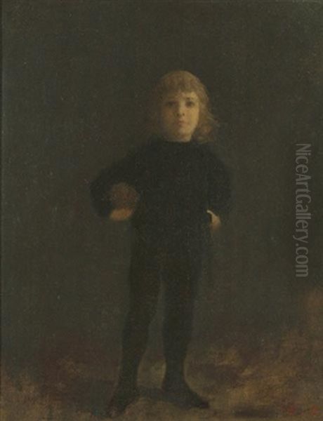 Master Trask (holding A Football) - view 1