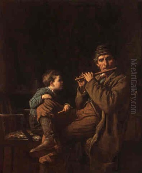 An Earnest Pupil-the Fifers - view 1