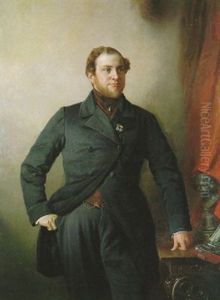 Portrait Of Prof. Dr. W. Hendricksz, Standing Three Quarter Length...