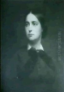 Portrait Of Susan Linn Sage by Eastman Johnson