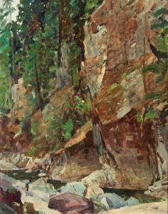In The Canyon by Frank Johnson