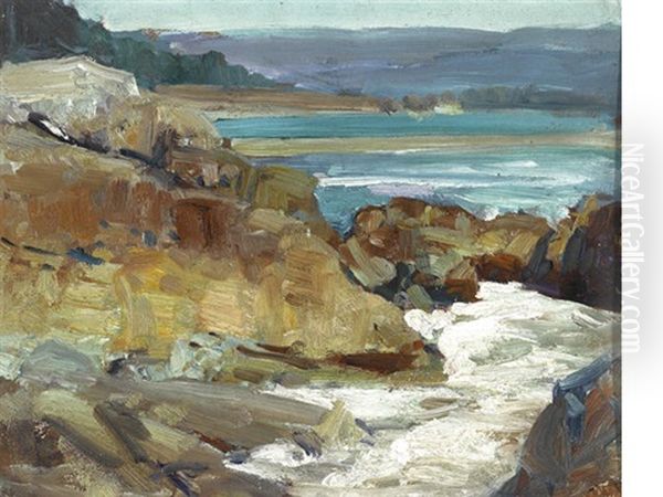 Carmel River Near The Mission - view 1